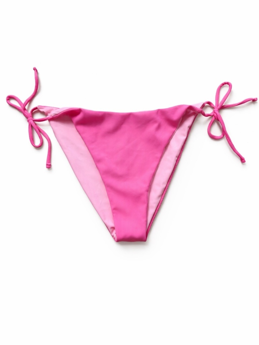 Tilly’s Full Tilt Reversible Pink Tie Side Bikini Bottom NWT XL